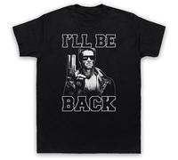 Terminator I'll Be Back Mens T Shirt Black