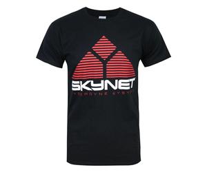 Terminator Official Mens Logo T-ShirtS Black NS4964