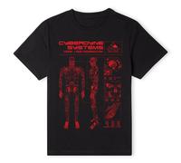 Terminator Official T-800 Schematic T-Shirt - Black | Size: 2XL Terminator Black 2XL