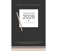 Terminplaner 2026 Wochenplaner: Büro Must Have / Kleine Bürogeschenke / Jahresplaner 2026 Edel / Terminkalender mit Wochenübersicht / Gadgets Arbeitsplatz