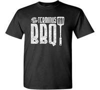 Terminus Barbecue Dead Zombie Day Night T Shirt Graphic Unisex Tee Black S