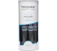 TERMIX Brushes Round-BrushesC-Ramic Ionic 5-Pack Round brush Ø17 + Round brush Ø23 + Round brush Ø28 + Round brush Ø32 + Round brush Ø43