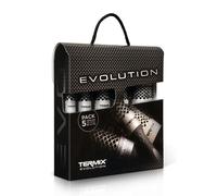 Termix Evolution Large Basic Professional Salon 5 Hair Brush Set For Normal Hair