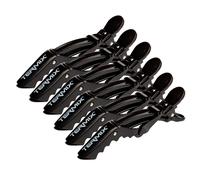 Termix Professional Double Hinge Sectioning Clips - Black 6 Pack Termix Black
