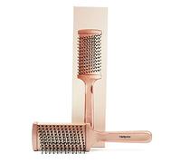 Termix Professional Gold Rose Large Thermal Flat Brush for Detangling and Smoothing, Ceramic Technology for Quick Drying, Intense Shine and Ergonomic Design, Limited Edition