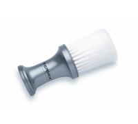 Termix Professional Hairdressing Talcum Powder Brush Brush for Cleaning Your Neck with Soft Fibres for Maximum Cleaning Silver Colour and White Fibres