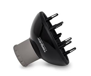 Termix Spiked Hairdryer Diffuser Termix, Universal, Adjustable Diffuser 100 Percent adjustable so you can choose the opening of the perforation Black Colour