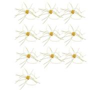 TERNCOEW 10pcs Flexible Lure Bright Color Slow Sinking Artificial Baits Fishing Accessories Dices Shaped Fishing Lure Multiple Color Swimbait