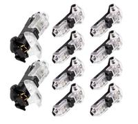 TERNCOEW 10Pcs Wire Cable Connectors T Type Cable Not Stripping Soldering T Type For Electrical Space Saving Connectors