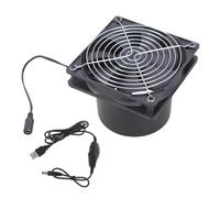 TERNCOEW 12cm 5V Extractor Fan Low Noise Inline Duct Hydroponic Air Blower Exhaust For Home Bathroom Grow Room Ventilation Duct