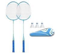 TERNCOEW 1Pair Shuttlecocks Racquet Light Weight Badminton Racket Set Professional Double Badminton Racquet For 2 Players Playing Professional Rackets Indoor Outdoor Sports Accessories