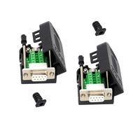 TERNCOEW 2pcs 9Pin Adapter Connectors Customizable Module Not Need Soldering Compatibles RS232 RS485 Communication Tax Control Machine Connector