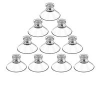 TERNCOEW 4/10Pcs M4 40mm Screw Rubber Glass Suction Cup Pads with Thread Transparent Sucker Hooks Wall Hanger Holder Kitchen Bathroom Storage Tool