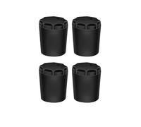 TERNCOEW 4pc Silicone Fishing Rod End Protector Caps Fishing Rod Tail Protector Butt Cushion Handle End Protective Covers Butt Cover