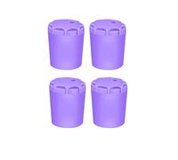 TERNCOEW 4pc Silicone Fishing Rod End Protector Caps Fishing Rod Tail Protector Butt Cushion Handle End Protective Covers Butt Cover