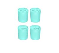 TERNCOEW 4pc Silicone Fishing Rod End Protector Caps Fishing Rod Tail Protector Butt Cushion Handle End Protective Covers Butt Cover