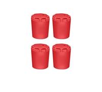 TERNCOEW 4pc Silicone Fishing Rod End Protector Caps Fishing Rod Tail Protector Butt Cushion Handle End Protective Covers Butt Cover