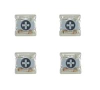 TERNCOEW 4pcs Low Profiled Switches Reduced Operating Noise 50Million Keystroke Rating For GK61 GK87 Mechanical Keyboards Quiet Typing Mechanical Switches