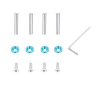 TERNCOEW 4Pcs/set Computer Case Fan Part Desktop Power Supply Long Screw Radiator For Water Cooling Computer Case Screw