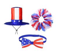 TERNCOEW 4th Of July Geese Outfit Set Clothes Independence Day Outfit Clothes Spring Happy Porch Patriotic Geese Costume