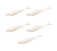 TERNCOEW 5Pcs Paddle Tail Swimbaits 10cm Fishing Lure Artificial Baits Swim Baits for Saltwater Soft Lures Night Lure