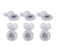 TERNCOEW 6Pcs Earring Lifters Acrylic Earplug Earring Lifters For Earring Back Ear Lobes Earring Lifter For Heavy Earrings Mixed Color Earring Set