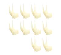 TERNCOEW Bird Parrots Cage Food Holder Fruit Feeder Fork Set Of 10 Fruit Vegetable Feeding Tool Feeding Forks For Cockatoos Treats