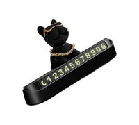 TERNCOEW Car Phone Number Plate Sliding Cover Detachable Adhesive Dog Vehicle Interior Decoration Parking Tool Sliding Cover
