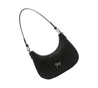 TERNCOEW Delicate PU Leather Shoulder Bag With Bowknot Decors Detail Travel Work Underarm Bags For Shopping And Social Gatherings Retro Shoulder Bag