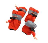 TERNCOEW Dog Shoes with Drawstring Closure All-Season Protective Socks for Small/Large Pets (4Pcs) Pet Grip Socks