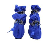 TERNCOEW Dog Shoes with Drawstring Closure All-Season Protective Socks for Small/Large Pets (4Pcs) Pet Grip Socks