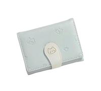 TERNCOEW Fashion Wallet Small Compact Women Short PU Leather Trifold Wallets Credit Card Holder Simple Clutches Purse Ladies Purse Money Bag