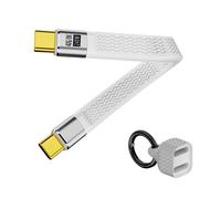 TERNCOEW Fast Speed USB Cable 40Gbps Data PD240W Charging Cord Compatible 8K Video Transmission Flexible Wire Flexible Braided Charging