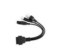 TERNCOEW General OBDII Diagnostic Connector 16Pin Socket to 3 4 6Pin Plugs Multiple Pin OBDII Adapters Cable Upgrades for Bikes Motorcycle Diagnostic Adapters