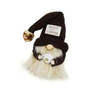 TERNCOEW Handmade Coffee Gnomes Plush Scandinavian Swedish Tomte Stuffed Face Less Doll For Theme Decors Scandinavian Swedish Tomte Stuffed