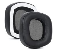TERNCOEW Long-Lasting Over-Ear Bolsters with Noise-Reduction Technology & Easy-Clean Protein Leather Design Protein Leather Earpads Replacement