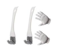 TERNCOEW Pack of 2 Heavy Duty Bird Cage Cleaning Brushes for Wire Nesting Area and Pet Enclosures Efficient Tool Brush