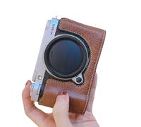 TERNCOEW PU Leather Half Case Camera Storage Bag for XM5 Offering Quick Battery Change Without Removal PU Leather Camera Case