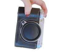 TERNCOEW PU Leather Half Case Camera Storage Bag for XM5 Offering Quick Battery Change Without Removal PU Leather Camera Case