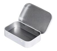 TERNCOEW Retro Iron Organizers Tins With Flipped Lid Household Storage Solution Portable 2 Pieces Set Iron Organizers Box
