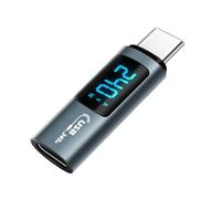 TERNCOEW Upgrades Type C Power Meter Tester 240W LED Digital Display Male to Female Connector Adapter for Various Devices Male to Female Extension