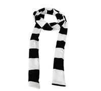 TERNCOEW Women Spring Stripe Pattern Scarf Thin Neckerchief Y2k Colorful Thin Knitted Neck Guard Lightweight