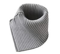 TERNCOEW Women Winter Ribbed Knit Turtleneck Fake Collar Solid Color Detachable Triangular Scarf Shawl Wrap Windproof Neck Warmer Turtleneck Collar Men
