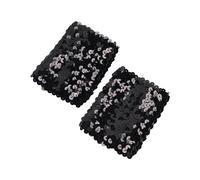 TERNCOEW Wrist Cuffs Stretchable Arm Sleeves For Festive Outfit For Celebrations Stylish Elastic Arm Sleeves Sequins Arm Cuffs