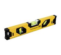 Teronbeta Aluminium Alloy Spirit Level 300 mm/12 Inch Shock Proof Torpedo Level with Magnetic Base and 3 Bubble 45°,90°,180° - Yellow/Black