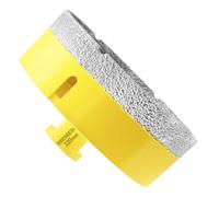 Teronbeta Diamond Core Drill Bit 110mm, M14 Vacuum Brazed Diamond Core Hole Cutter for Tile Porcelain Ceramic Granite Marble,and for Angle Grinder