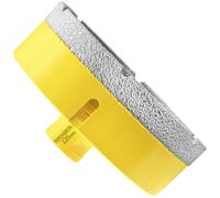 Teronbeta Diamond Core Drill Bit 120mm, M14 Vacuum Brazed Diamond Core Hole Cutter for Tile Porcelain Ceramic Granite Marble,and for Angle Grinder