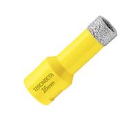 Teronbeta Diamond Core Drill Bit 16mm, M14 Vacuum Brazed Diamond Core Hole Cutter for Tile Porcelain Ceramic Granite Marble,and for Angle Grinder