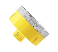 Teronbeta Diamond Core Drill Bit 90mm, M14 Vacuum Brazed Diamond Core Hole Cutter for Tile Porcelain Ceramic Granite Marble,and for Angle Grinder