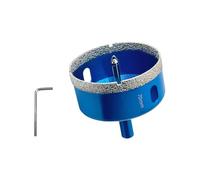 Teronbeta Diamond Hole Saw 70mm with Pilot Center Drill Bit, Vacuum Brazed Diamond Core Hole Cutter for Tile, Porcelain, Glass, Ceramic, Marble